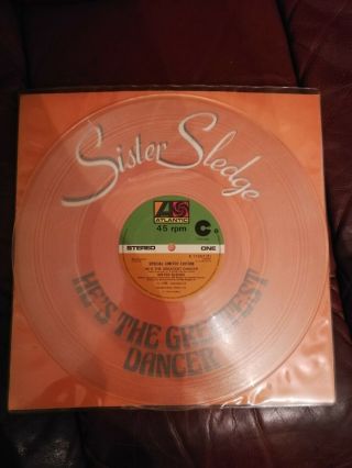 Very Rare Sister Sledge Special Limited Edition 12 " Clear Vinyl Single