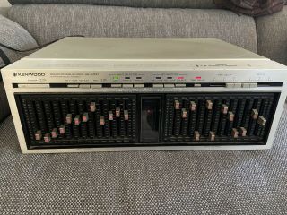 Vintage Kenwood Ge - 1000 12 - Band Graphic Equalizer And Great