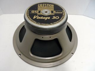 Celestion Vintage 30 12 " Speaker England Uk 444 Cone Guitar Loudspeaker 8 Ohm C