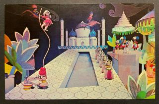 Disneyland Anaheim Vintage Postcard – India - It’s A Small World Dt - 35942 - C