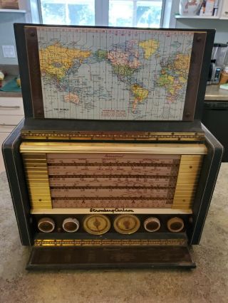 Vintage Stromberg Carlson Awp - 8 International Sw Am Lw Tube Radio Usa