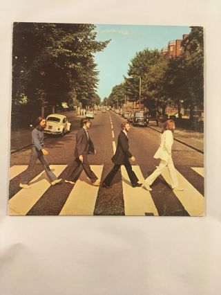 The Beatles - Abbey Road Lp Vintage Vinyl 1970 Stereo Apple/emi So - 383