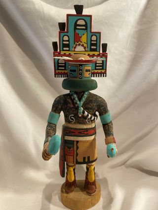 Vintage Hemis Kachina Doll By Deloria Adams Hopi Native American 14”