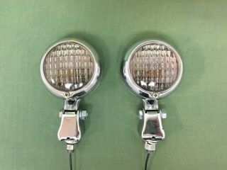 Vintage Pm Back Up Lights Turn Signal/parking 1939 Chevy/ford 1940 - 1948 Pioneer