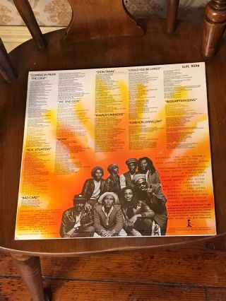 Bob Marley & The Wailers LP Uprising on Island VG,  1980 Reggae Album 2
