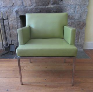 Vintage Mid Century Modern Florence Knoll Style Armchair
