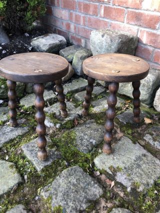 Vintage French Milking Stools for Claudiafleur. 2