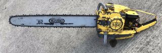 Vintage Mcculloch Pro Mac 55 Chainsaw With Oregon 20 " Bar & Chain