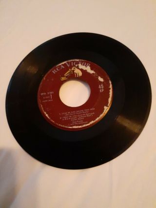 Rock & Roll 45 Elvis Presley 1959 4 - Song Ep 5101 Maroon Label
