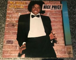Michael Jackson Off The Wall Lp Vinyl Epic 1986 C/w Inserts Epc4500861 Ex/ex