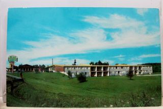 Maine Me Kittery Charterhouse Motor Hotel Postcard Old Vintage Card View Post Pc