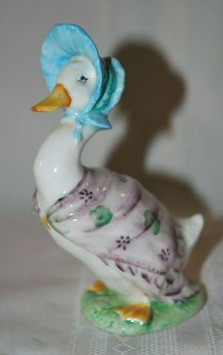 Antique Vintage Beatrix Potter Porcelain Figurine Jeremiah Puddleduck 1948 Ec