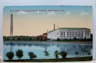 Washington Dc Bureau Of Engraving And Printing Postcard Old Vintage Card View Pc