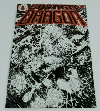 Savage Dragon 222 B&w Sketch Variant Image Comics