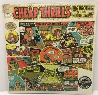 Thrills Big Brother And The Holding Company Janis Joplin Vinyl Lp