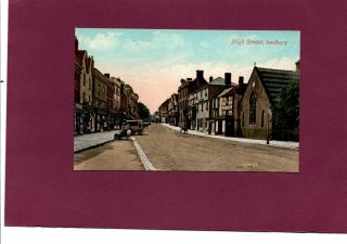 Vintage Postcard High Street Ledbury Herefordshire C.  1910.