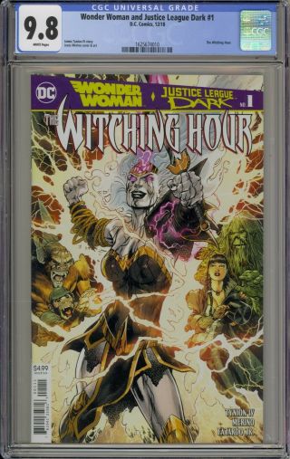 Wonder Woman And Justice League Dark: The Witching Hour 1 - Cgc 9.  8 - 1625674010