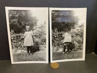 2 Vintage Photos,  1930 