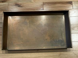 Vintage Copper Liner / Insert / Tray For Dry Sink 24 X 14 Exc Cond