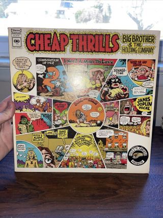 Thrills Big Brother And The Holding Company Janis Joplin Vinyl Lp
