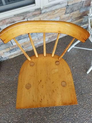Vintage Mid Century Modern Paul McCobb Planner Group Spindle Chair Restored 2