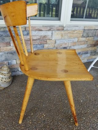 Vintage Mid Century Modern Paul McCobb Planner Group Spindle Chair Restored 3