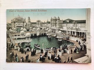 Vintage Postcard,  Court Of Honour,  Japan British Exhibition,  1911