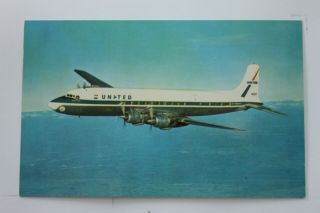 United Airlines Dc - 7 Vintage Aircraft / Airline / Airplane  1652