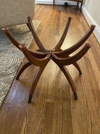 Vintage Mid Century Modern Mcm Spider Leg Table Rare Folding Coffee/side Table