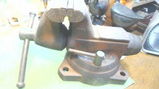 Vintage - Wilton 5” Bullet Bench Vise - No.  1750 - Swivel Base & Pipe Jaw