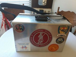 Vintage Range Box Case Aluminum Pistol Gun Shooting Military Tactical Scope