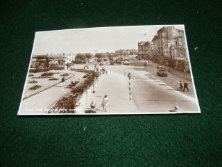 Vintage Postcard Esplanade & Gardens Ryde Isle Of Wight Motor Cars Hotel