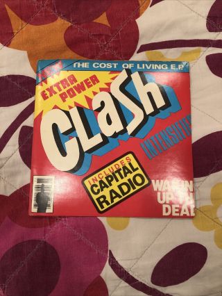 The Clash - Cost Of Living Ep 7 " 45rpm Vinyl Record,  Uk Import 1979