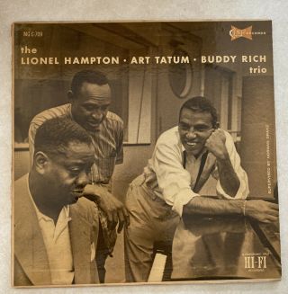 Lionel Hampton - The Lionel Hampton - Art Tatum - Buddy Rich Trio (vinyl Lp Mg C709)
