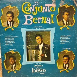 " Tejano Tex Mex  Conjunto Bernal  Volume 1  Rare Lp "