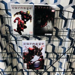 Carnage 1 - 3 2011 Marvel Comics 1st Print Clayton Crain Zeb Wells Venom
