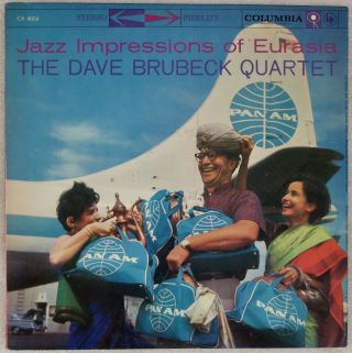 Dave Brubeck Quartet: Jazz Impressions Of Eurasia Us 2 - Eye Columbia Jazz Lp Nm