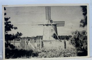 Massachusetts Ma Cape Cod Windmill Provincetown West Yarmouth Postcard Old View