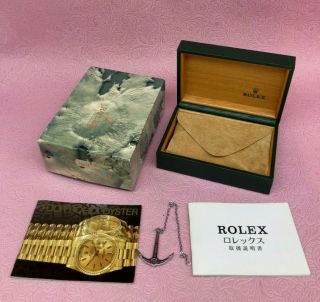 Vintage Rolex Submariner 16613 Watch Box Case Anchor Tag 68.  00.  2 B4308