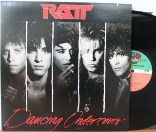 Ratt Lp “dancing Undercover” Atlantic 81683 - 1 Orig 1986 Nm/vg,  Metal