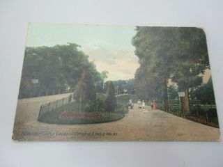 Vintage Postcard Of Hereford Castle Green - Upper And Lower Walks - C.  E.  S Series