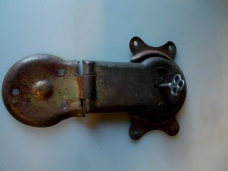 Antique Steamer Trunk Parts Eagle Lock Set W/key