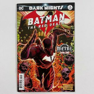Dark Nights Batman The Red Death 1 Nm 2nd Printing Second (2017,  Dc Comics)