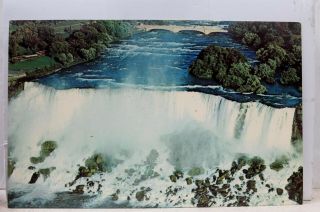 Canada Ontario Niagara Falls American Canadian Postcard Old Vintage Card View Pc