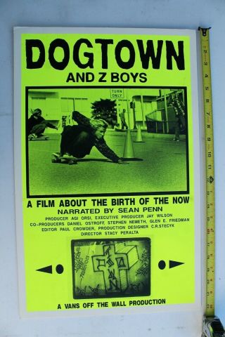Dogtown And Z - Boys Jay Adams Zephyr Vans Venice Og Vintage Skateboarding Poster