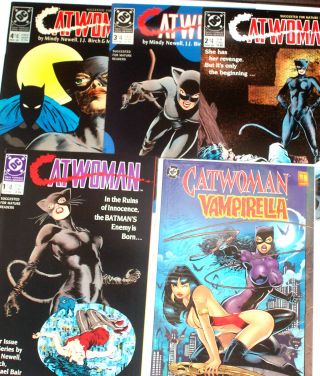 Catwoman (1989) 1 - 4 (1993) 1 - 5,  Showcase 93 1 - 4,  1 Shots & More 17 Issues