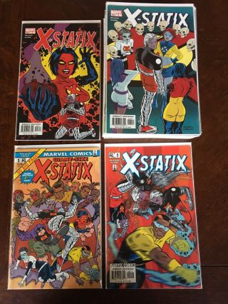 X - Statix 1 - 26 Marvel X - Men Comic Book Complete Set / Series Nm 2002