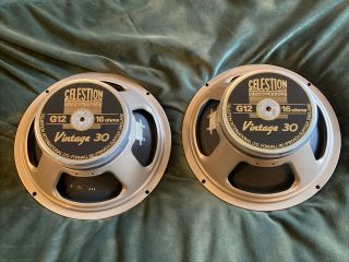 Celestion Vintage 30 16 Ohm - T3904a Set Of 2 Guitar Speakers G12