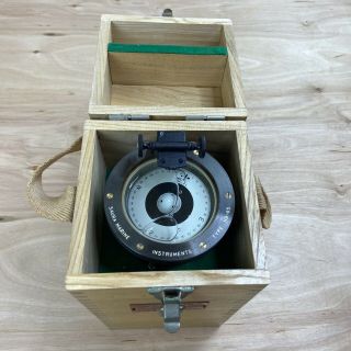 Vintage Hand Bearing Compass Trp Hb65 Saura Keiki Seisakusho Co.  Japan,
