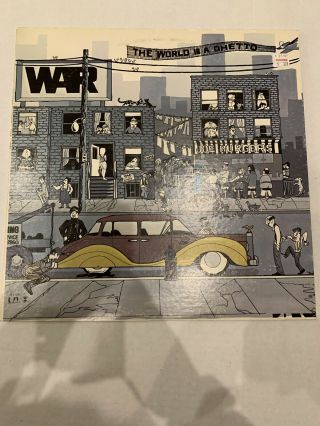 War ‎– The World Is A Ghetto 1972 Uas - 5652 Funk Lp Vinyl Record Album